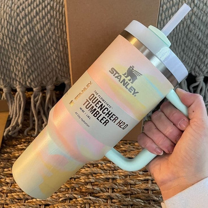 Stanley 40-oz Quencher H2.0 Flowstate Insulated Tumbler-Macaron Green waodeals