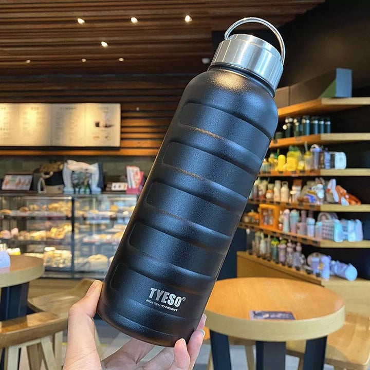 🥤 1000ml Stainless Steel Vacuum Flask | Insulated Travel Thermos Bottle | Leakproof Hot & Cold Water Mug WaoDeals