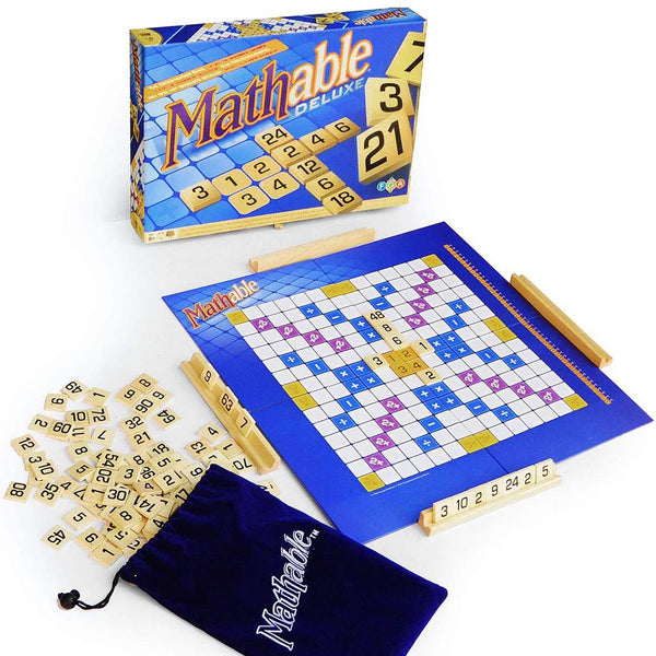 Mathable Board Game: Educational and Fun Cross Number Game for Kids, Youth, Adults, and Family Gathering Fun