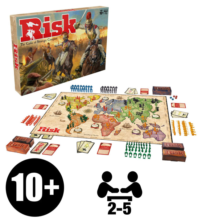 RISK Board Game The Game Of Strategic Conquest waodeals
