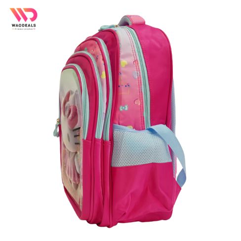 🎀 16 Inch Hello Kitty School Bag for Girls – Lightweight, Water-Resistant & Stylish Backpack | Perfect for Grade 2 to Grade 4 Students 💖🎒 waodeals