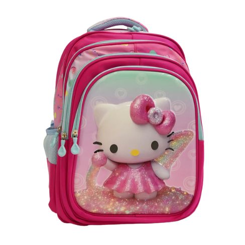🎀 16 Inch Hello Kitty School Bag for Girls – Lightweight, Water-Resistant & Stylish Backpack | Perfect for Grade 2 to Grade 4 Students 💖🎒 waodeals