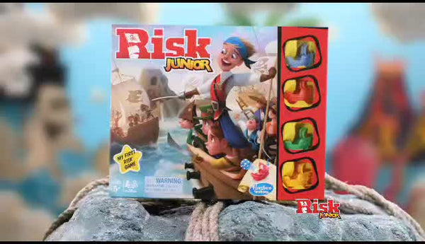 Risk Junior Strategy Board Game, Classic Pirate Themed Game