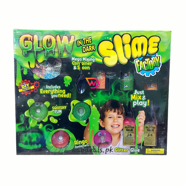 Glow in the Dark Creative Slime Factory - Unleash Creativity with Mesmerizing, Illuminating Slime Adventures