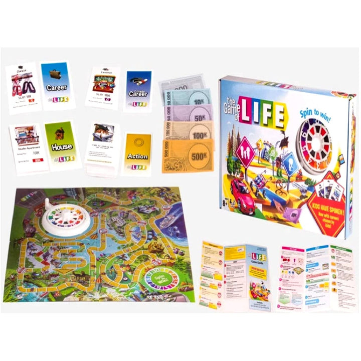 The Game of Life Classic Board Game | Family Strategy Game of Careers &amp; Choices | 2-4 Players Fun for Ages 8+ waodeals
