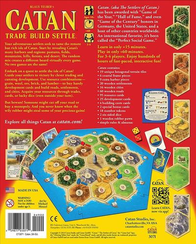CATAN Trade, Build &amp; Settle Refresh Edition | Classic Family Board Game waodeals