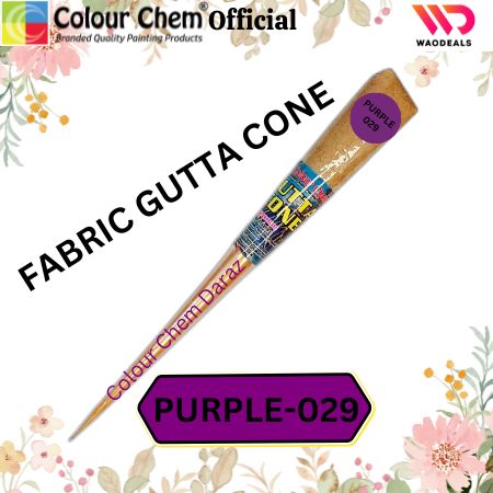 1Pc Colour Chem Fabric Gutta Cone – Premium Outliner for Textile Art on Silk, Cotton, Organza, All Fabrics & More waodeals