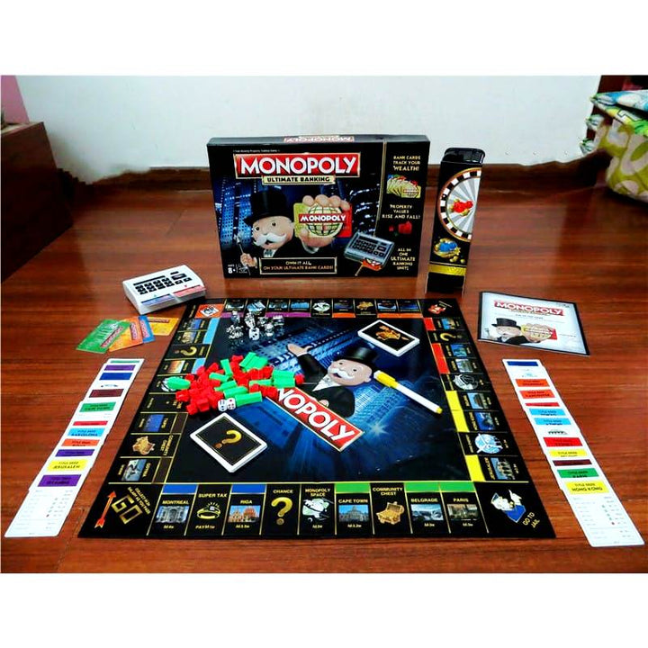 Monopoly Ultimate Banking Board Game – Cashless Electronic Edition with Touch Tap Banking for 2–4 Players! 🎲💳 waodeals