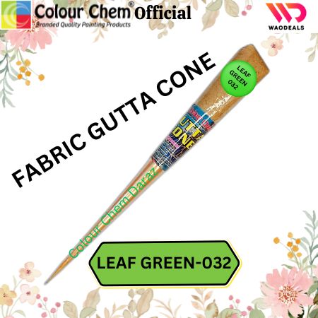 1Pc Colour Chem Fabric Gutta Cone – Premium Outliner for Textile Art on Silk, Cotton, Organza, All Fabrics & More waodeals