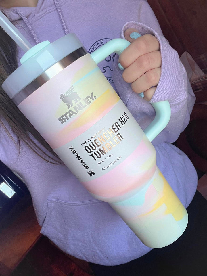 Stanley 40-oz Quencher H2.0 Flowstate Insulated Tumbler-Macaron Green waodeals