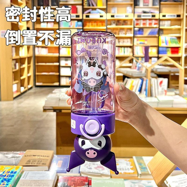 🎀 500ml Sanrio Premium Sipper Bottles with Cute Big Toppers BPA-Free Water Bottle for Kids waodeals
