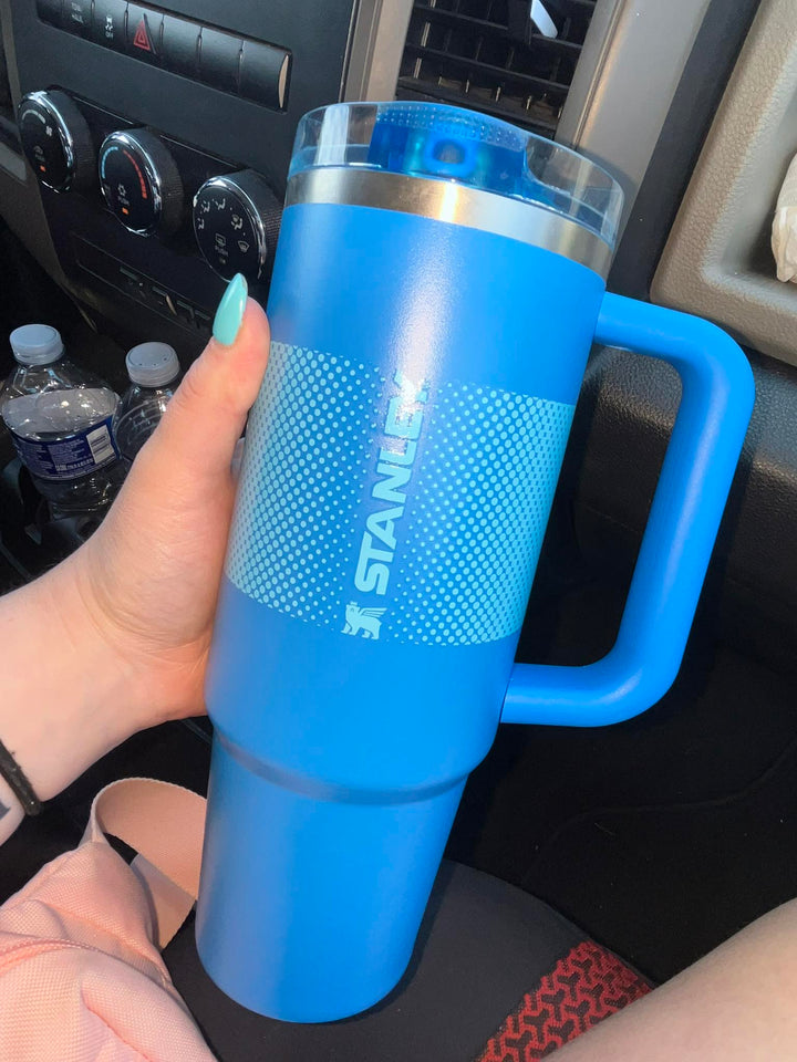 Stanley Quencher ProTour Flip Straw Tumbler 40oz Azure Fade | Original Dubai Import waodeals