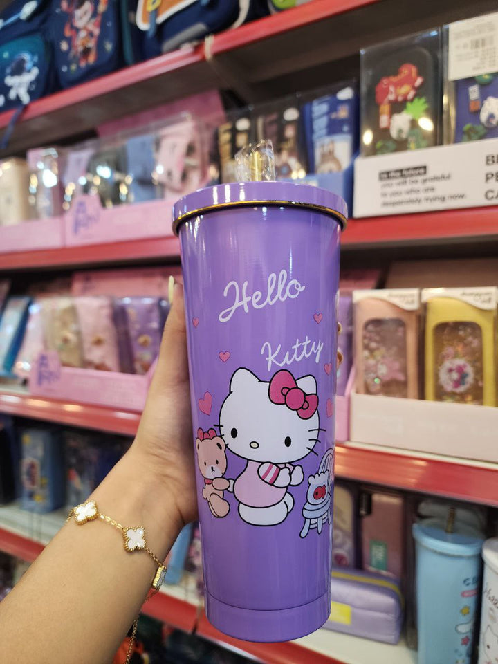 ⭐ Sanrio 750ml Kids Tumblers – Insulated with Straw 🥤 waodeals