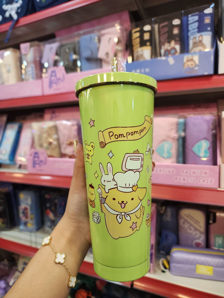 ⭐ Sanrio 750ml Kids Tumblers – Insulated with Straw 🥤 waodeals