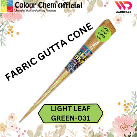 1Pc Colour Chem Fabric Gutta Cone – Premium Outliner for Textile Art on Silk, Cotton, Organza, All Fabrics & More waodeals