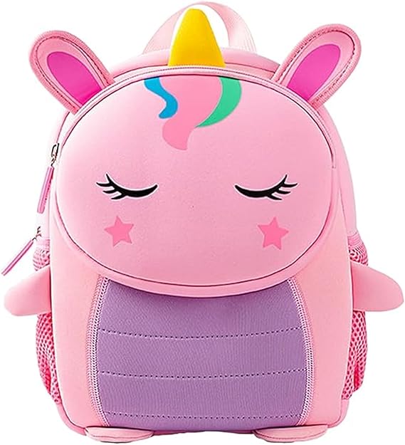 Unicorn Backpack for Girls – Lightweight Waterproof Nursery Bag for Toddlers 2-5 Years waodeals