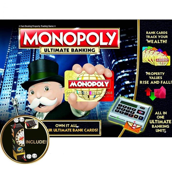 Monopoly Ultimate Banking Board Game – Cashless Electronic Edition with Touch Tap Banking for 2–4 Players! 🎲💳 waodeals