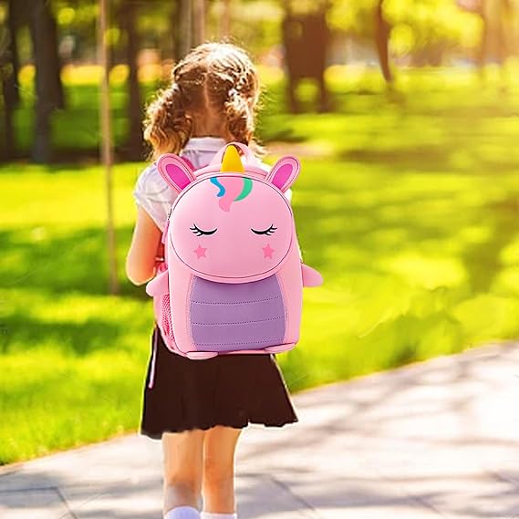 Unicorn Backpack for Girls – Lightweight Waterproof Nursery Bag for Toddlers 2-5 Years waodeals