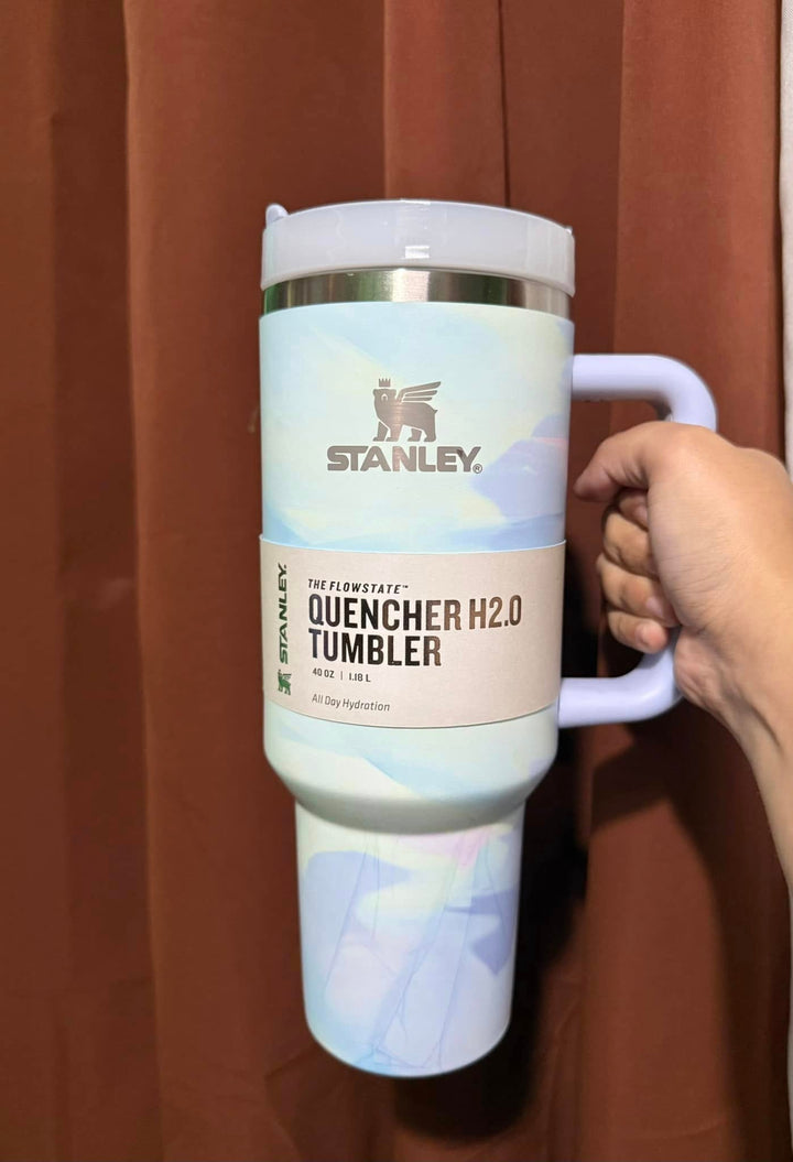 Stanley 40oz Quencher H2.0 Flowstate Insulated Tumbler with Handle & Straw Stainless Steel Travel Mug Hot & Cold waodeals