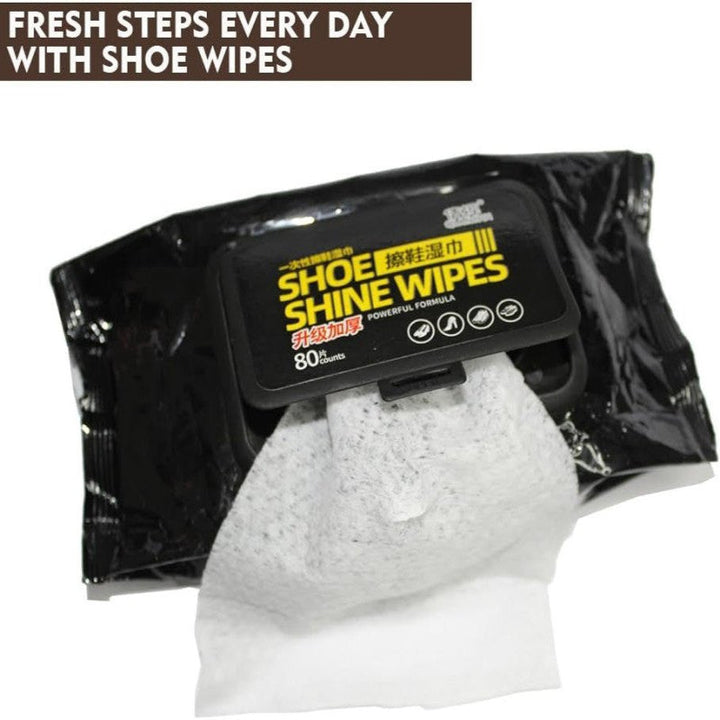80 Pcs pack shoe cleaning pads wet wipes