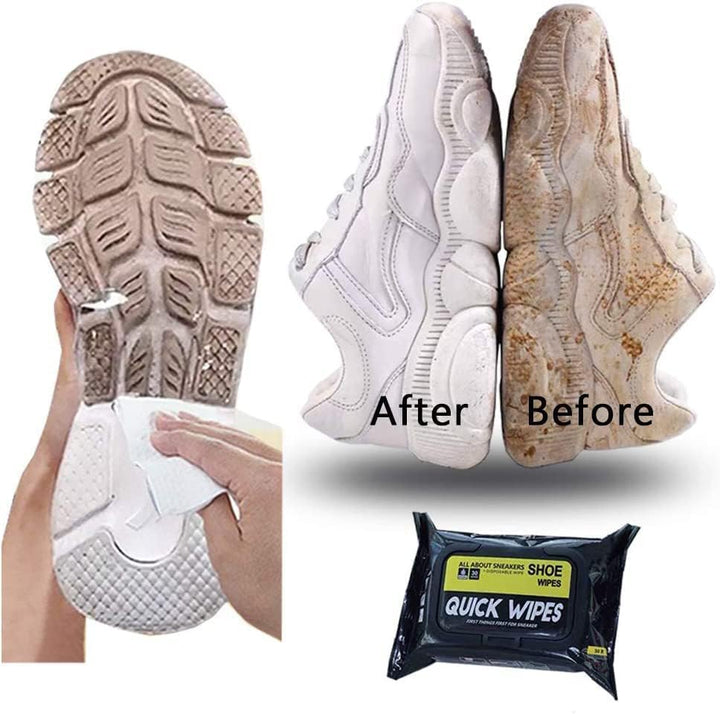 80 Pcs pack shoe cleaning pads wet wipes remove Deep cleaning Shoe wipes