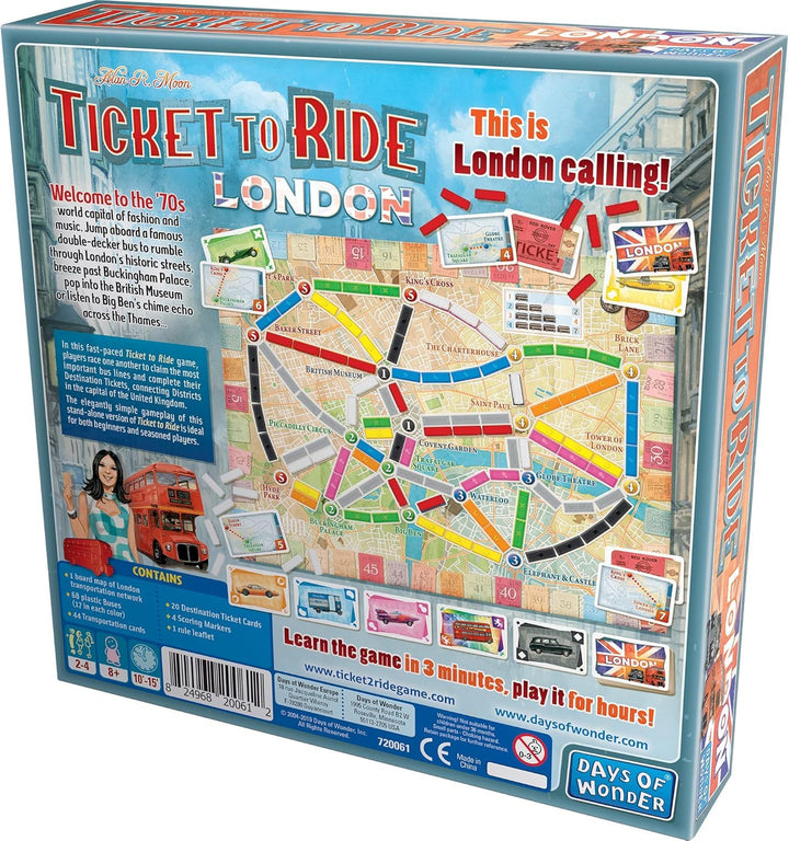 Ticket to Ride London Board Game – London Edition 🎲🚌🗺️ waodeals