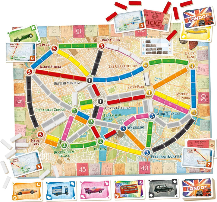 Ticket to Ride London Board Game – London Edition 🎲🚌🗺️ waodeals