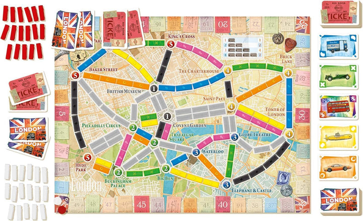 Ticket to Ride London Board Game – London Edition 🎲🚌🗺️ waodeals