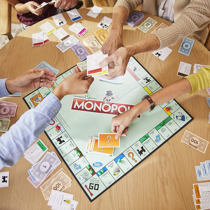 Monopoly Premium Edition Board Game – Classic Fast-Dealing Property Trading Fun 🎲💰🏙️ waodeals