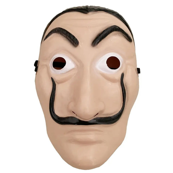 WAODEALS_ Money Heist Dali Mask Salvador Dali Mask Realistic Cosplay Party Halloween Costume Masks