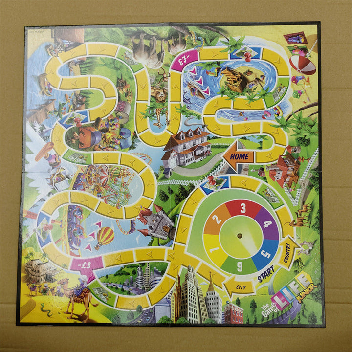 The Game of Life Junior Board Game | Family Vacation Edition waodeals
