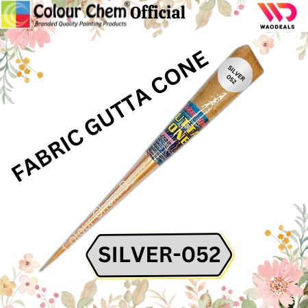 1Pc Colour Chem Fabric Gutta Cone – Premium Outliner for Textile Art on Silk, Cotton, Organza, All Fabrics & More waodeals