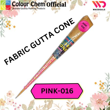 1Pc Colour Chem Fabric Gutta Cone – Premium Outliner for Textile Art on Silk, Cotton, Organza, All Fabrics & More waodeals