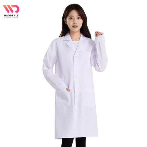 ⚪ All Sizes White Lab Coats | Professional Laboratory Coat | Doctor, Scientist & Kids 👨‍⚕️👩‍🔬 waodeals