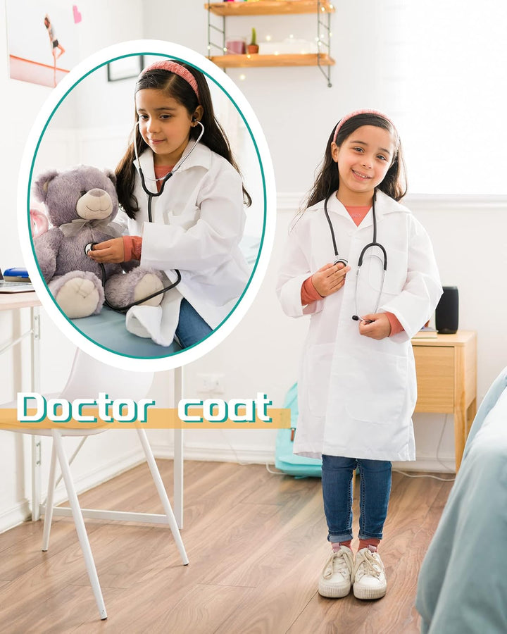 ⚪ All Sizes White Lab Coats | Professional Laboratory Coat | Doctor, Scientist & Kids 👨‍⚕️👩‍🔬 waodeals