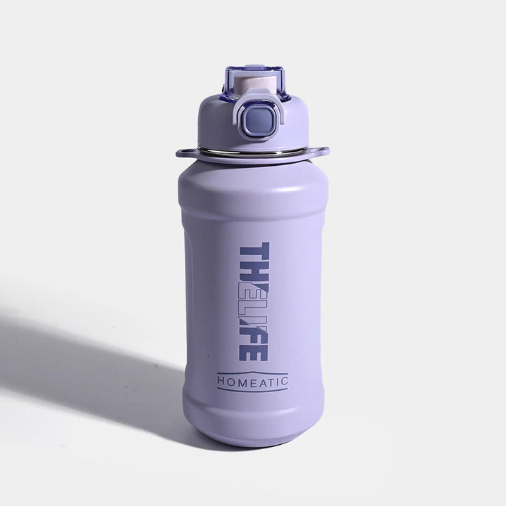 Homeatic Stainless Steel Water Bottle 1000ml – Double Wall Vacuum Insulated Sports & Travel Flask with Leak-Proof Lid 🚰 waodeals