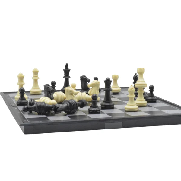 Magnetic Chess Set 3286 ♟️🧲 – Foldable Board 🎒 | Strong Magnets 🧲 | Travel Friendly ✈️ | Fun for Kids & Adults 👨‍👩‍👧‍👦 WaoDeals