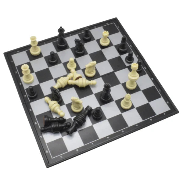Magnetic Chess Set 3286 ♟️🧲 – Foldable Board 🎒 | Strong Magnets 🧲 | Travel Friendly ✈️ | Fun for Kids & Adults 👨‍👩‍👧‍👦 WaoDeals