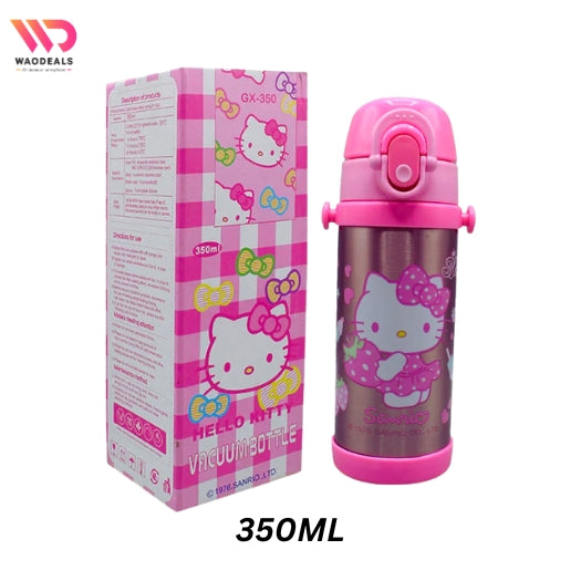 🎀 Disney Girls Hello Kitty Stainless Steel Water Bottle | Double Wall Insulated 500ml 💖