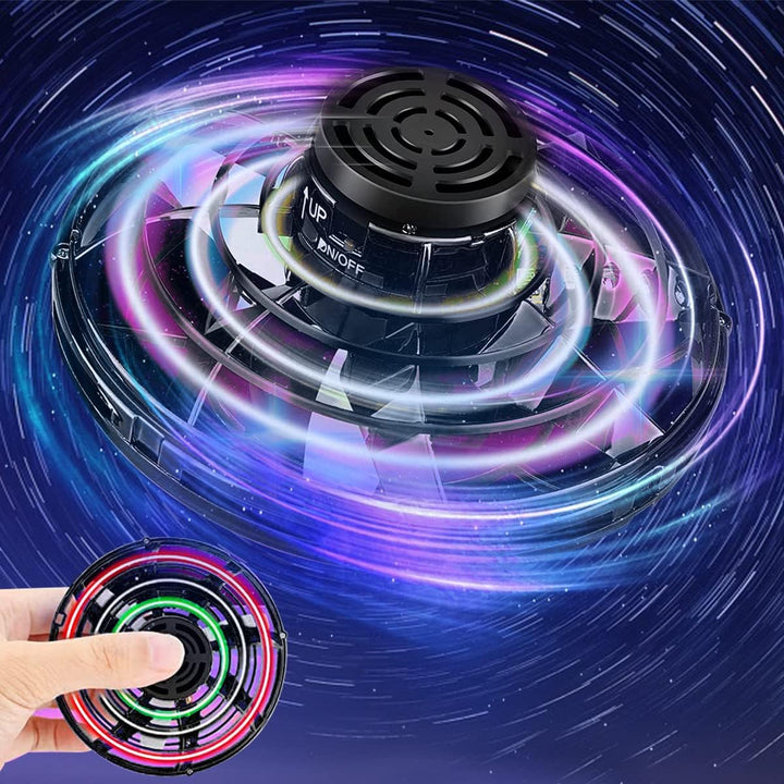 Flying Spinner Mini UFO Drone - Hand Controlled Boomerang Drone Toy – 360° Rotating Hand Controlled Drone