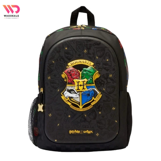 Smiggle Harry Potter Classic Black Backpack – Hogwarts Themed School Bag waodeals