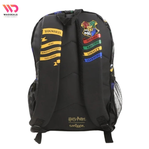 Smiggle Harry Potter Classic Black Backpack – Hogwarts Themed School Bag waodeals