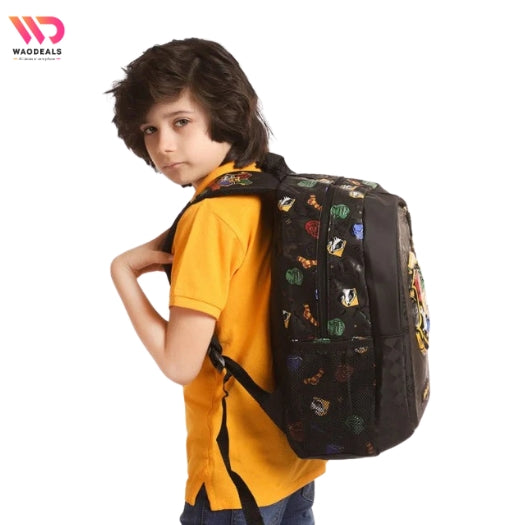 Smiggle Harry Potter Classic Black Backpack – Hogwarts Themed School Bag waodeals