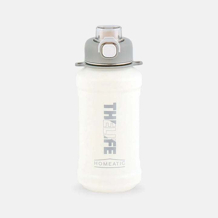 Homeatic Stainless Steel Water Bottle 1000ml – Double Wall Vacuum Insulated Sports & Travel Flask with Leak-Proof Lid 🚰 waodeals