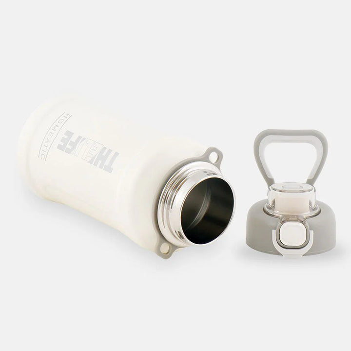 Homeatic Stainless Steel Water Bottle 1000ml – Double Wall Vacuum Insulated Sports & Travel Flask with Leak-Proof Lid 🚰 waodeals
