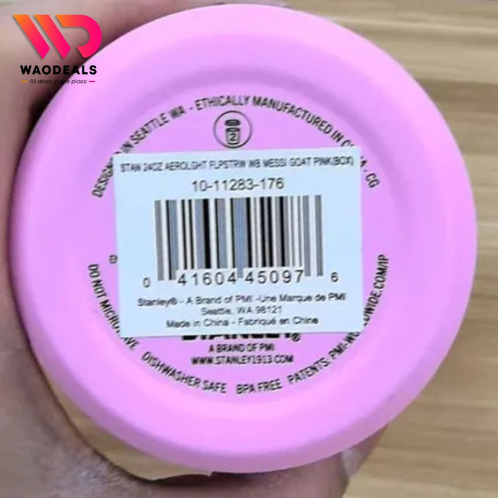 The Messi x Stanley Quencher ProTour Flip Straw Tumbler 40-OZ | Messi GOAT Pink waodeals