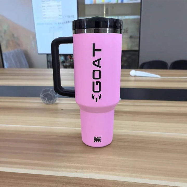 The Messi x Stanley Quencher ProTour Flip Straw Tumbler 40-OZ | Messi GOAT Pink waodeals