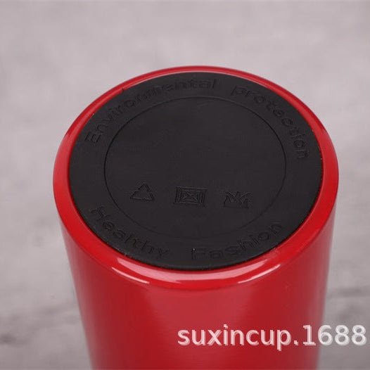 Imported 800ml / 1100ml Hot & Cold Red Thermos Flask – Stainless Steel Vacuum Bottle with Leather Bag for Travel, Gym, Office & Kids 💧🧊🔥 waodeals