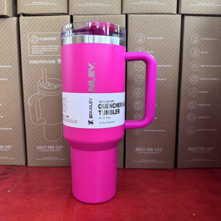 The  Stanley Quencher ProTour Flip Straw Tumbler | 40 OZ Leakproof Pro Cherry Blossom waodeals