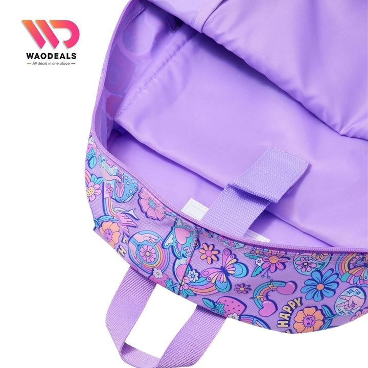 🦋 Original Smiggle 17 Inch Butterfly School Bag | Purple Girls Backpack | Smiggle Fun Fair Bagpack for Girls 🎒✨ waodeals